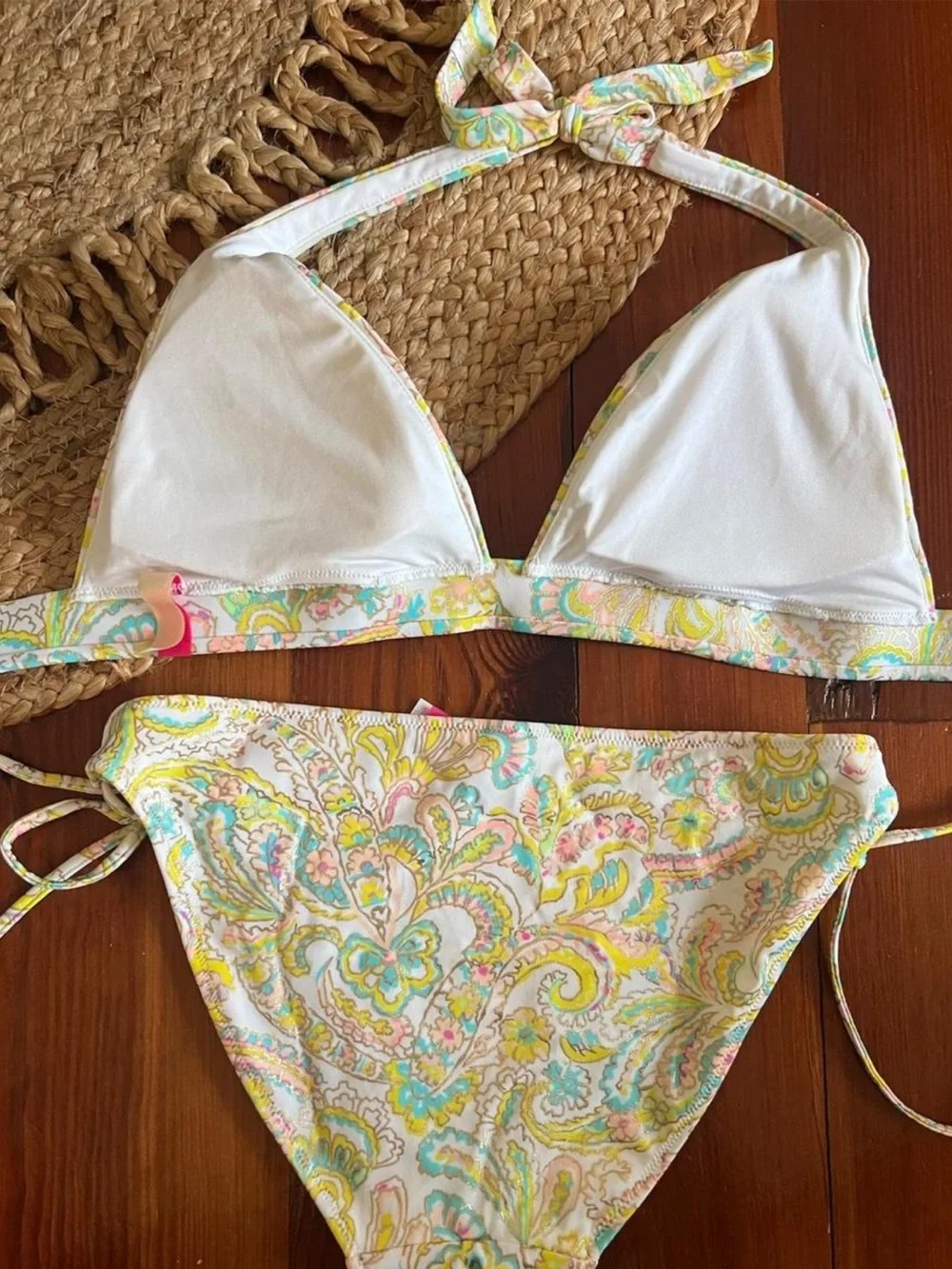 Victoria Secret paisley 2000s bikini y2k